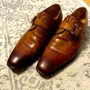 Mens Magnanni Marco Monk Strap shoes 11 1/2